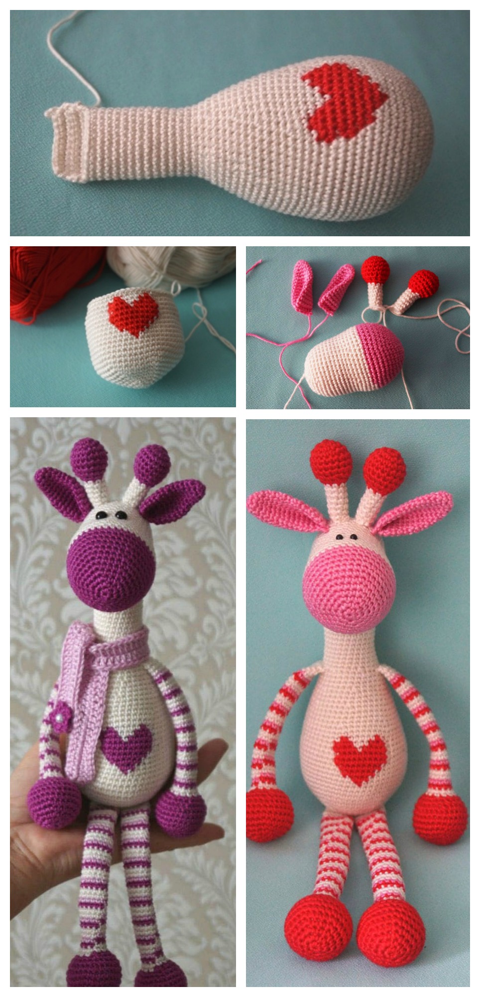 Cute Crochet Giraffe Free Pattern 