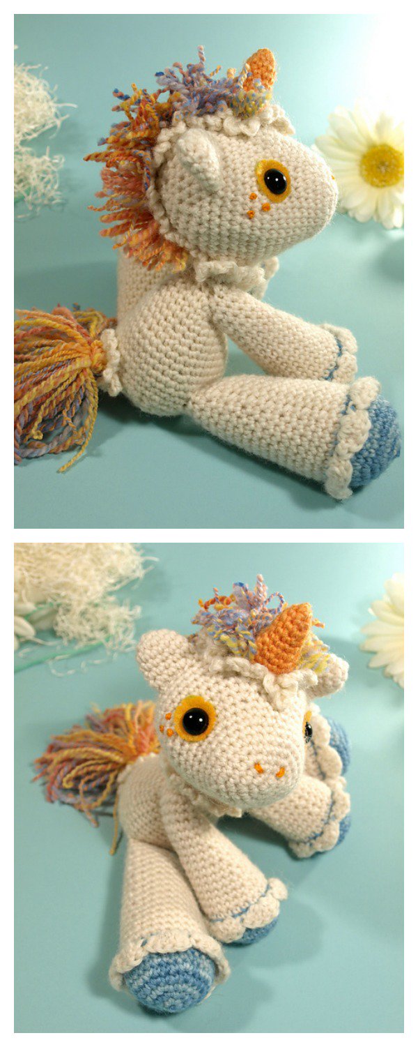 10 Cutest Crochet Unicorn Free Patterns3