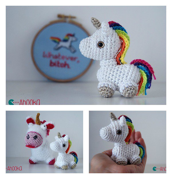 10 Cutest Crochet Unicorn Free Patterns4