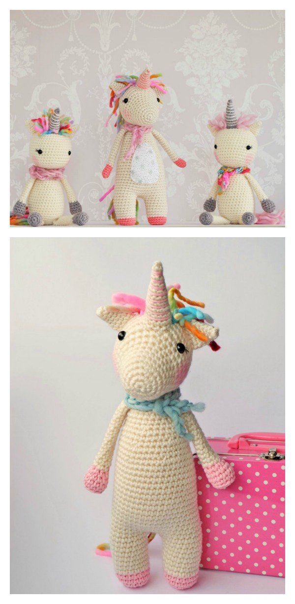 10 Cutest Crochet Unicorn Free Patterns5