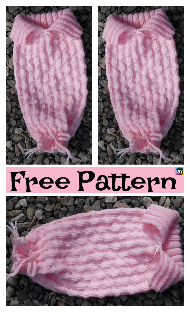 Crochet Newborn Sleep Sack - Free Pattern 
