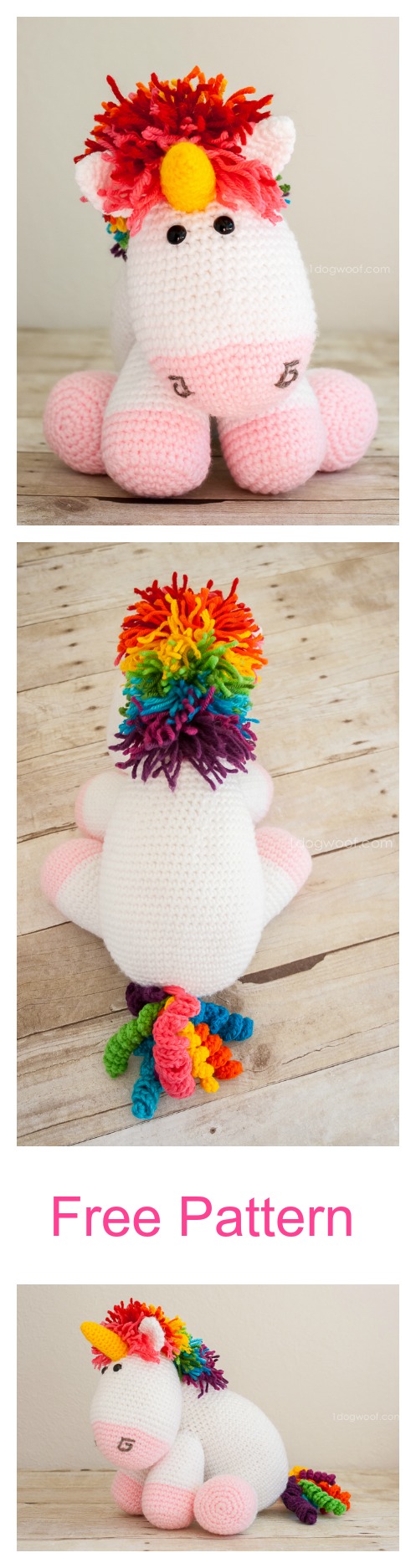 10 Cutest Crochet Unicorn Free Patterns 1