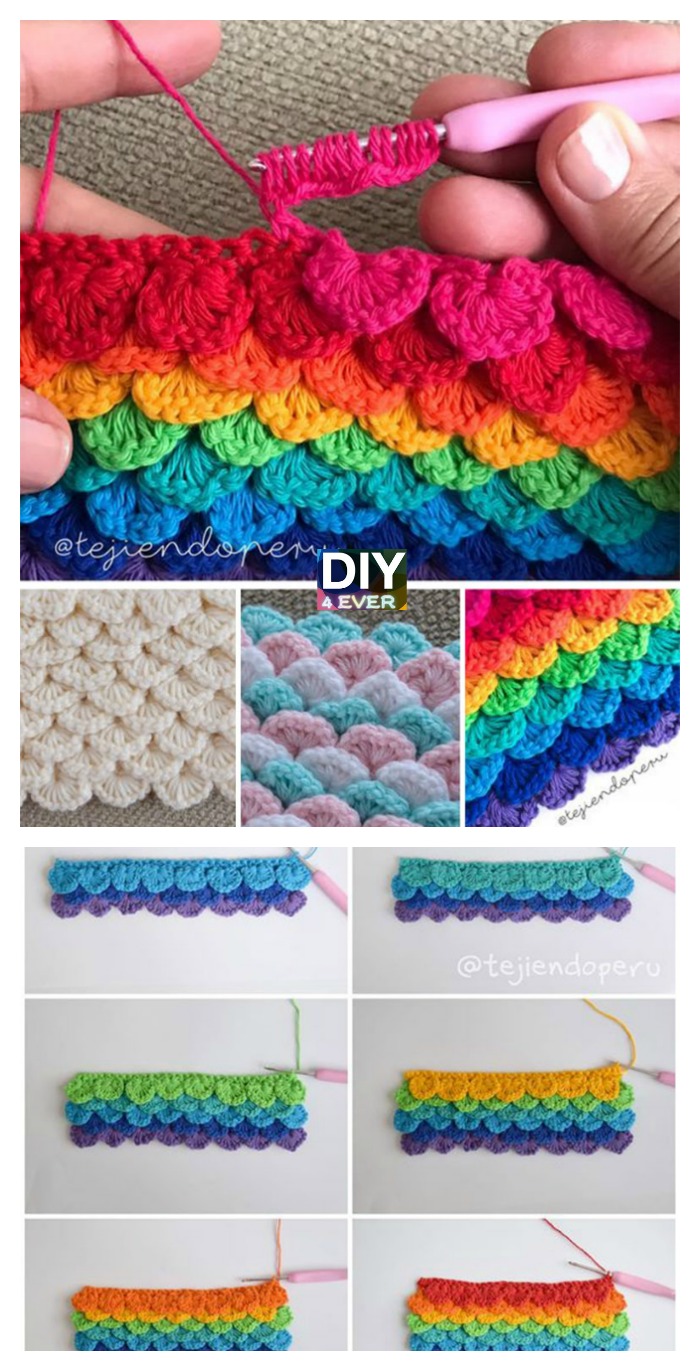Crochet Sequins Stitch - Free Pattern & Video