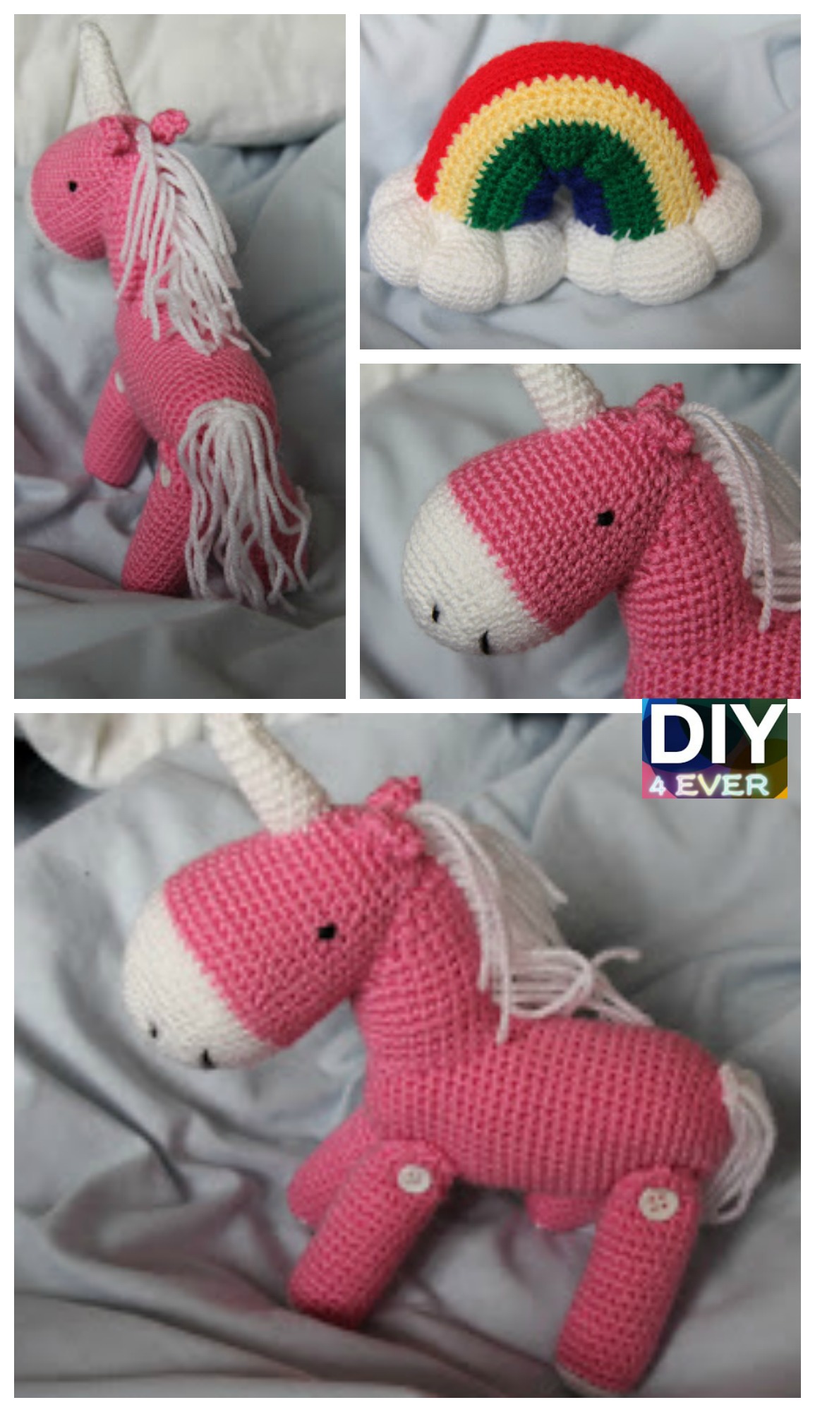 10 Cutest Crochet Unicorn Free Patterns9