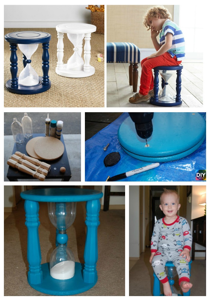 DIY4EVER-DIY Sand Filled Time Out Chair Tutorial 
