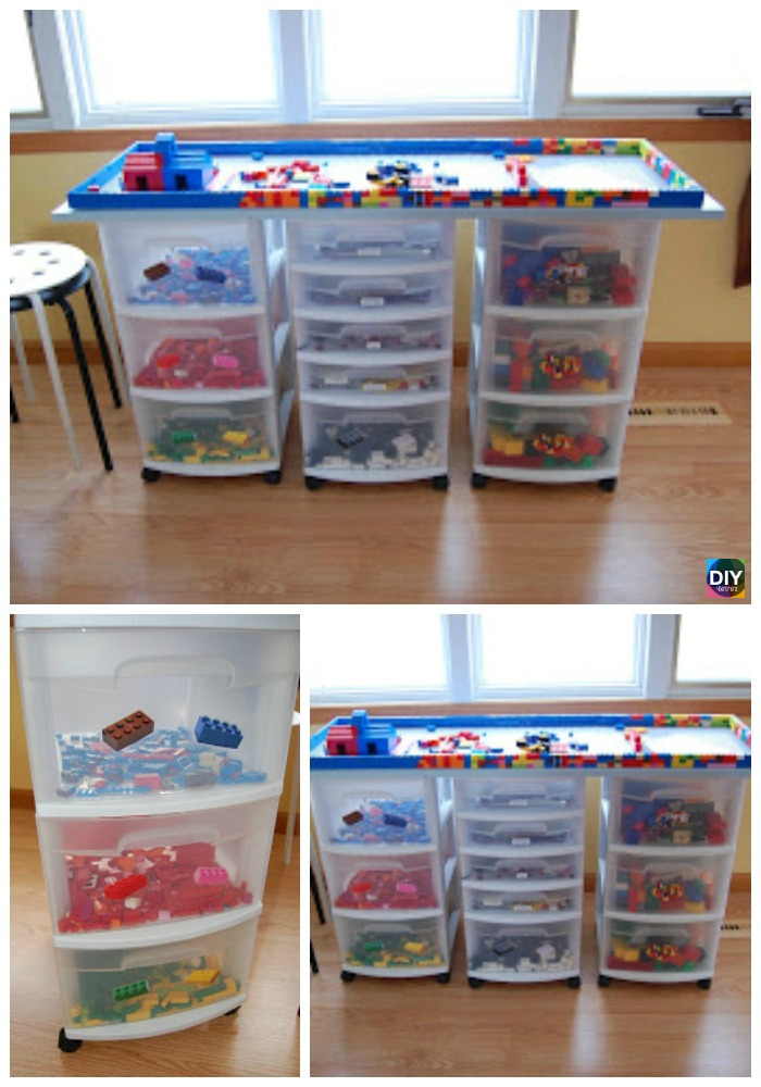 diy4ever- Creative DIY Lego Table Ideas 