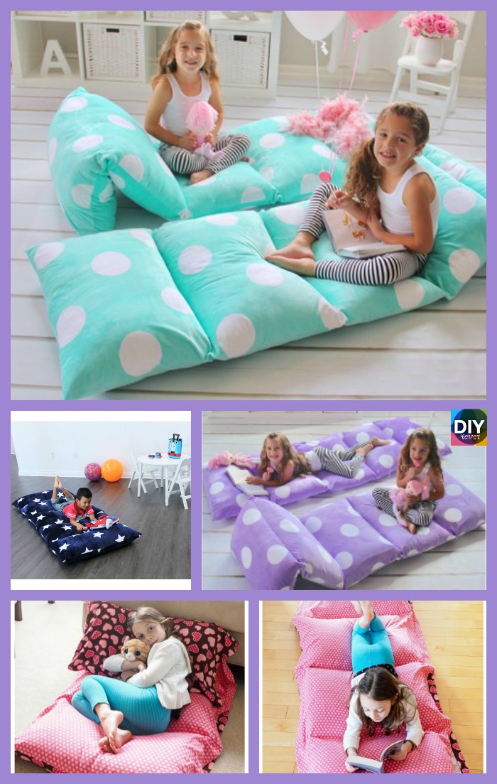 diy4ever- Cozy DIY Pillow Bed - Very Easy Tutorial