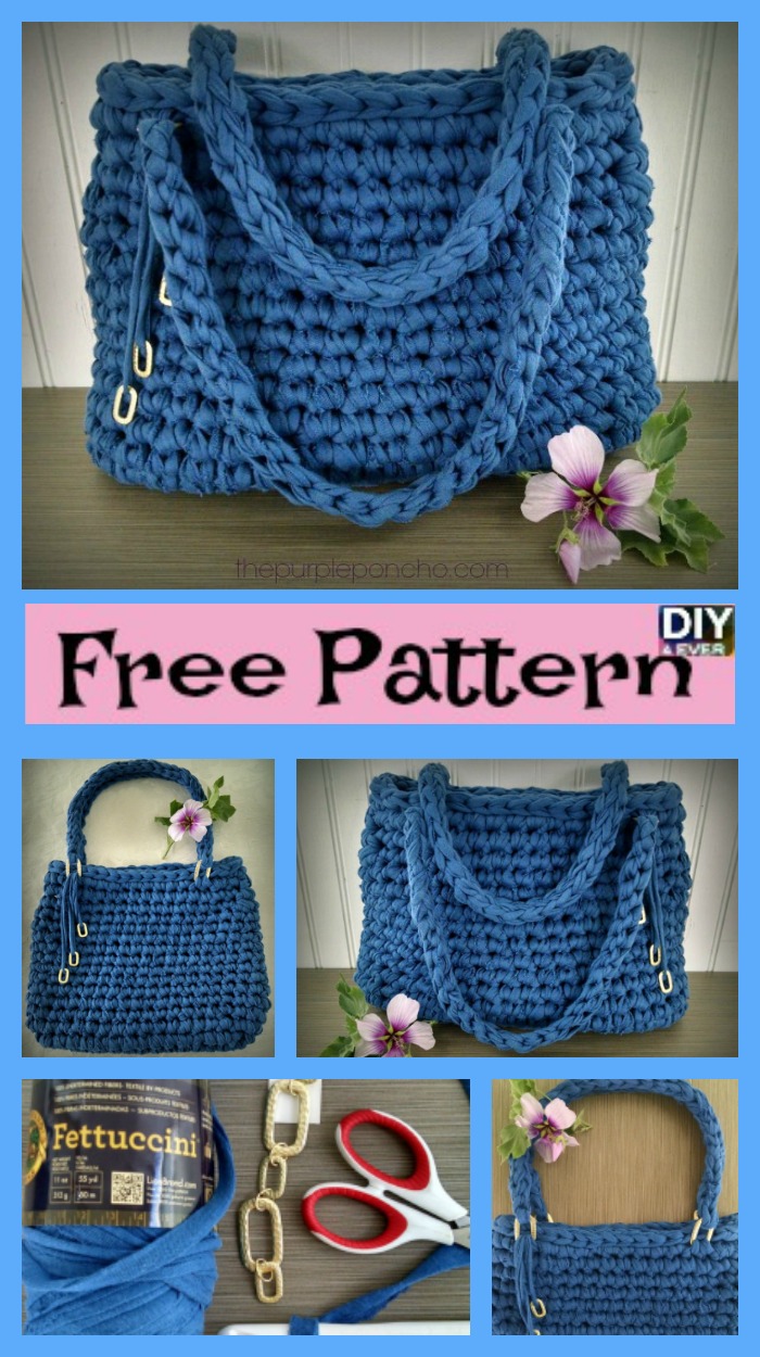 diy4ever- Crochet Island Breeze Bag - Free Pattern 