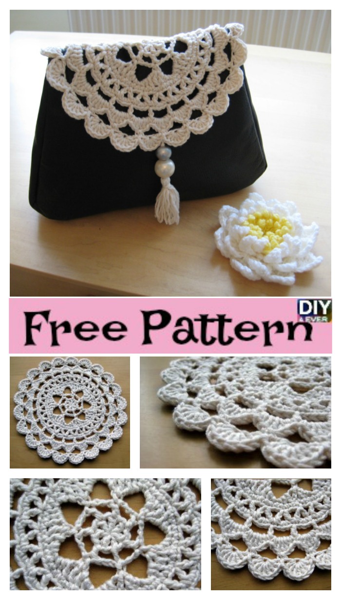 diy4ever-Crochet Passion Flower Doily - Free Pattern 