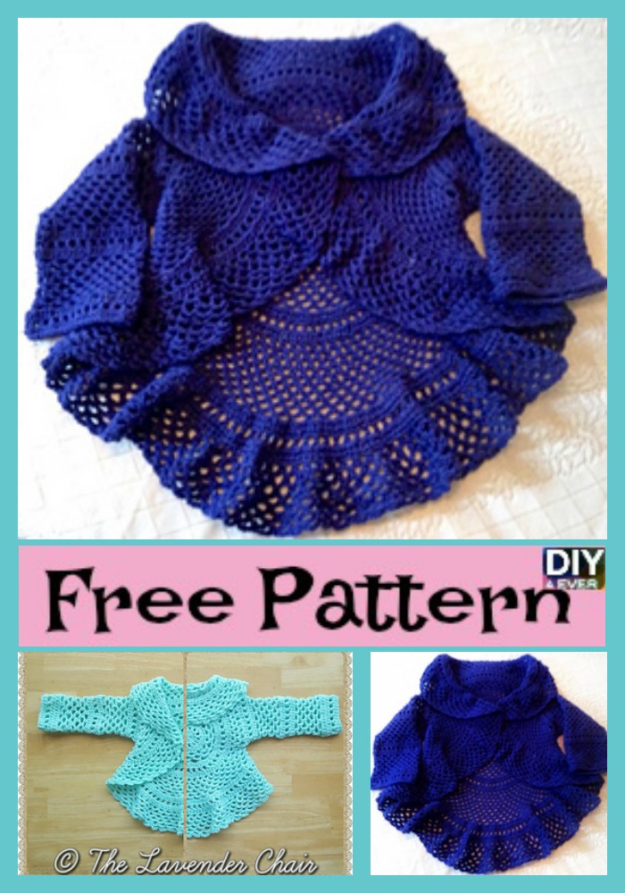 diy4ever -Crochet Ring Around Rosie Sweater & Vest - Free Pattern 