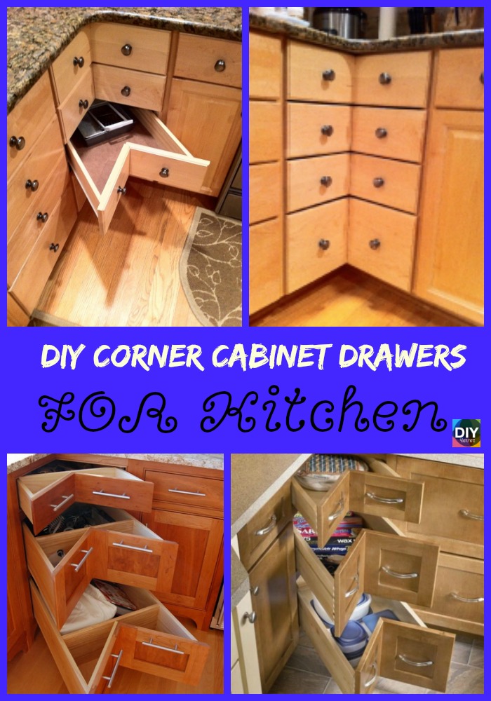 diy4ever- DIY Cabinet Drawer Tutorial - For Corner