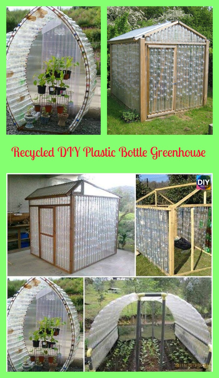 diy4ever-Recycled DIY Plastic Bottle Greenhouse 
