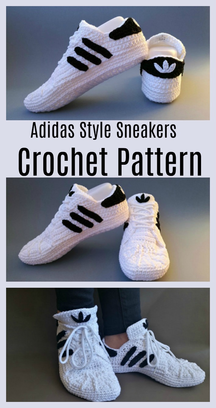 DIY4ever- Crochet Adidas Sneakers Pattern 