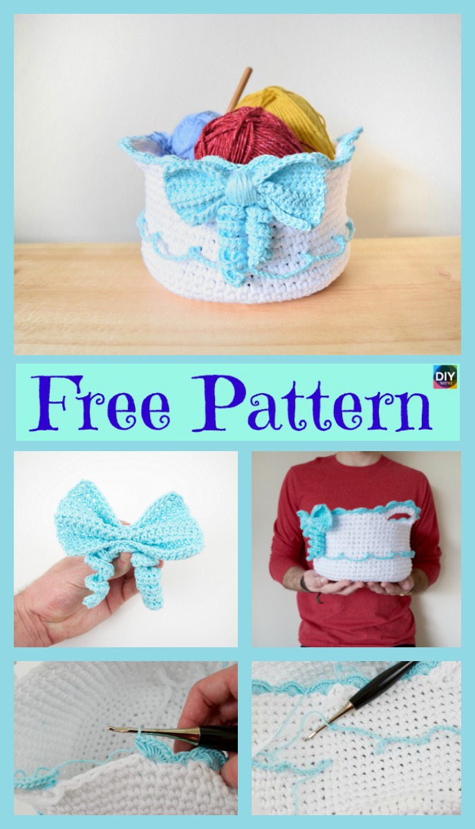 diy4ever- 5 Pretty Crochet Trinket Box - Free Patterns 