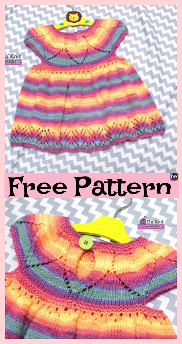 diy4ever- 8 Stylish Knitted Dress - Free Patterns P