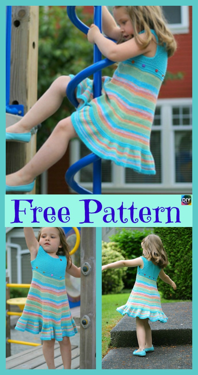 diy4ever- 8 Stylish Knitted Dress - Free Patterns P