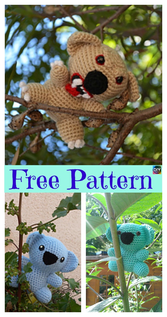 diy4ever- Cuddly Crochet Koala Lovey – Free Pattern