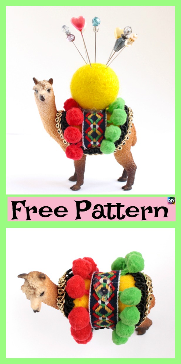diy4ever- Cute DIY animal Pincushion - Free Sewing Pattern