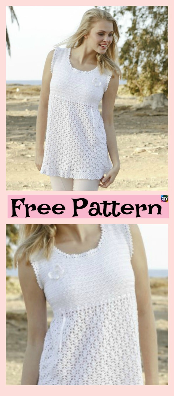 diy4ever-10 Beautiful Crochet Summer Tank Free Patterns
