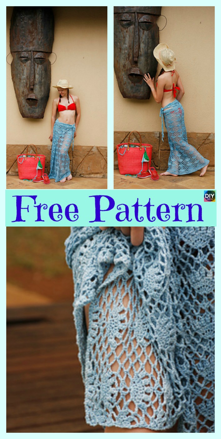 diy4ever-8 Beautiful Crochet Summer Skirt Free Patterns 