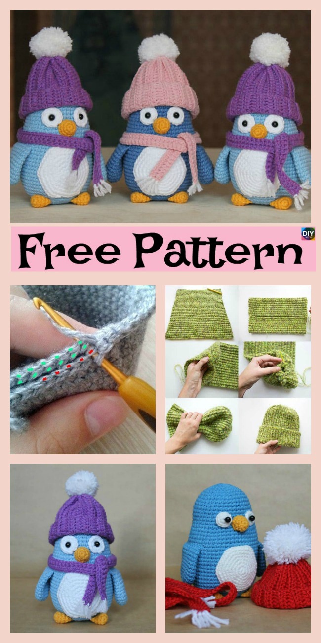 diy4ever- Crochet Baby Penguin Amigurumi - Free Pattern
