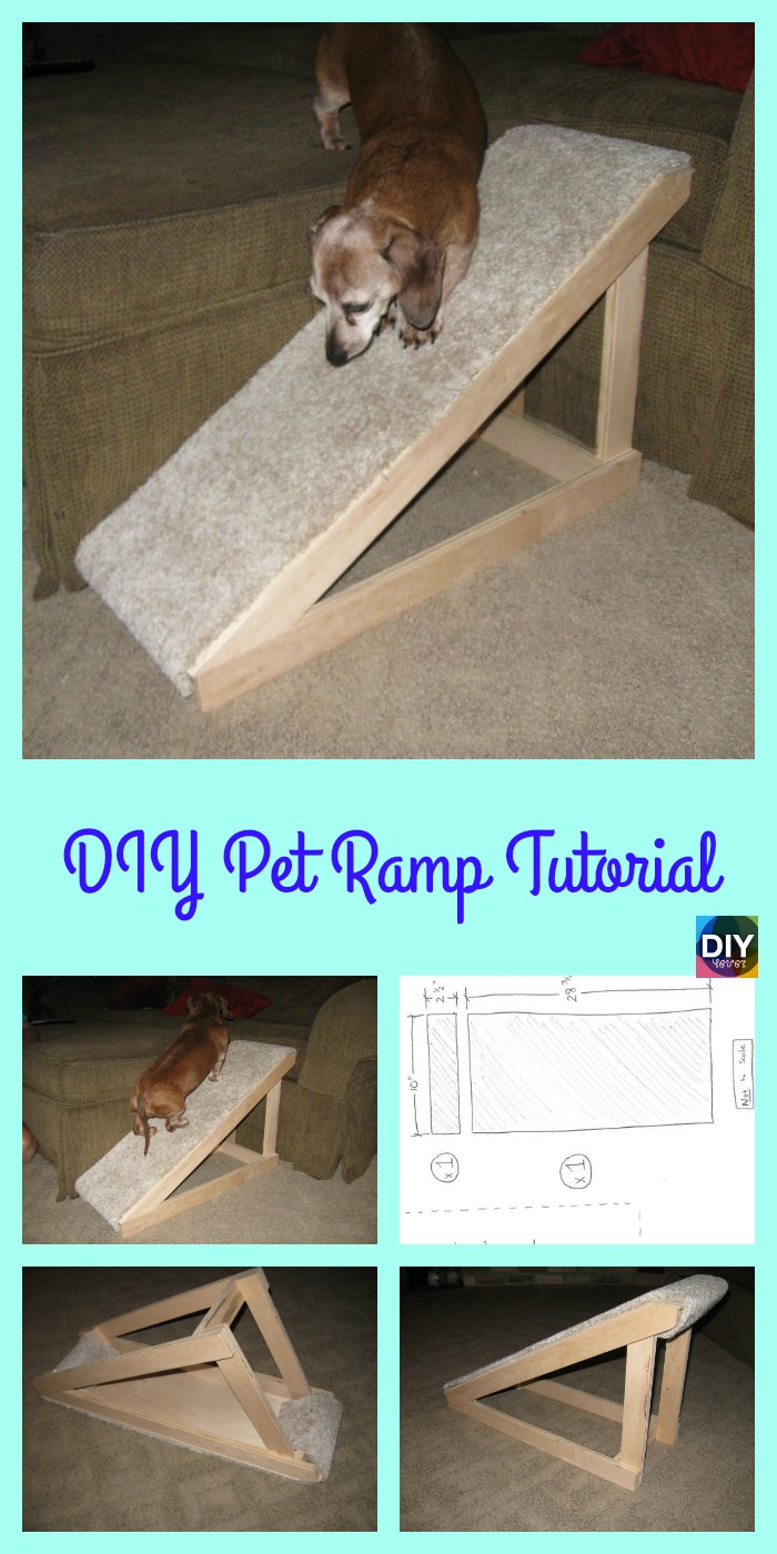 diy4ever- Quick DIY Pet Ramp Tutorial