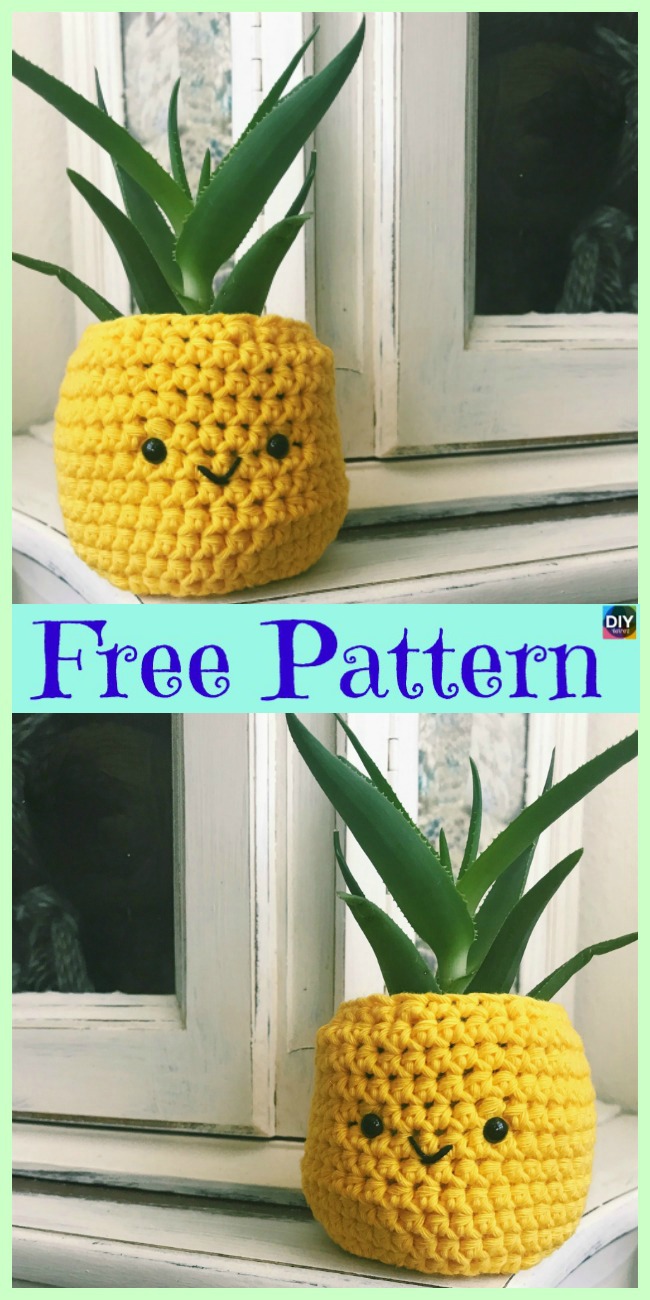 Crochet Amigurumi Pineapple Design - Free Patterns
