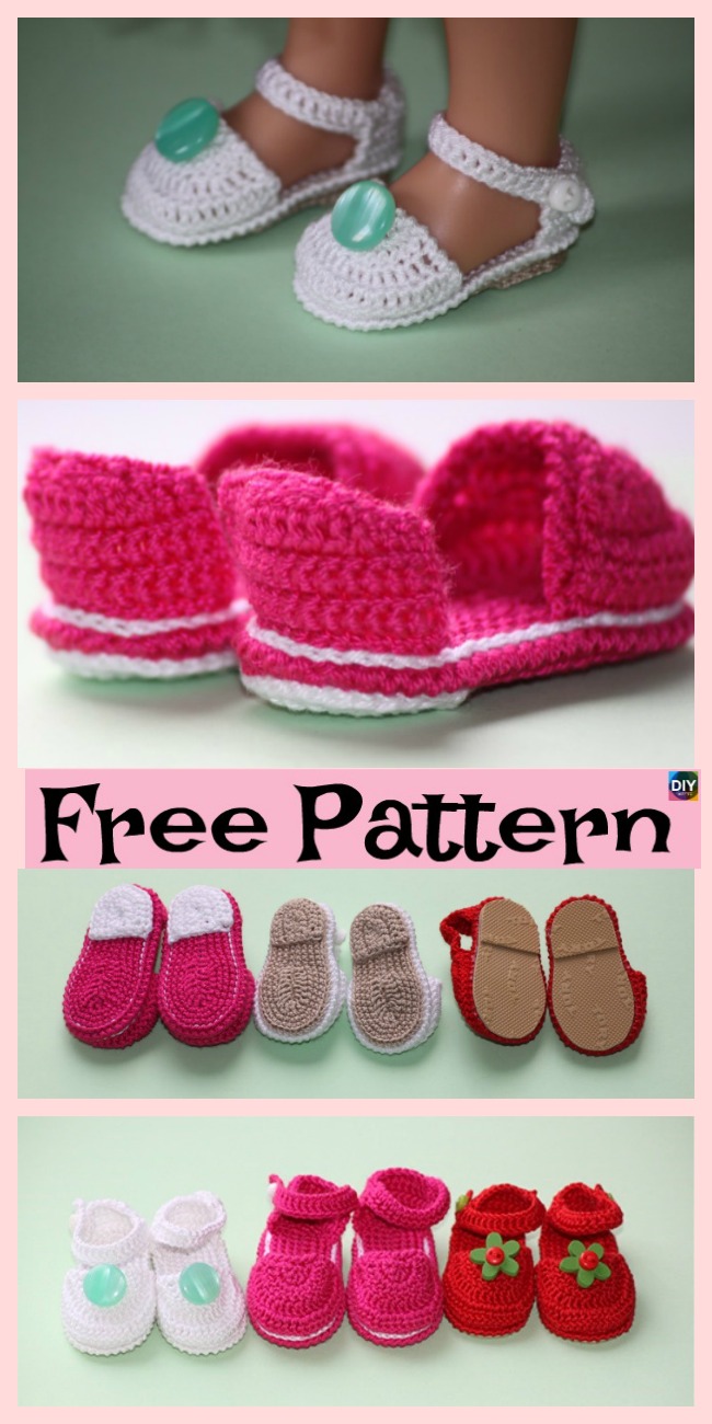 diy4ever -Adorable Knit Doll's Booties - Free Pattern