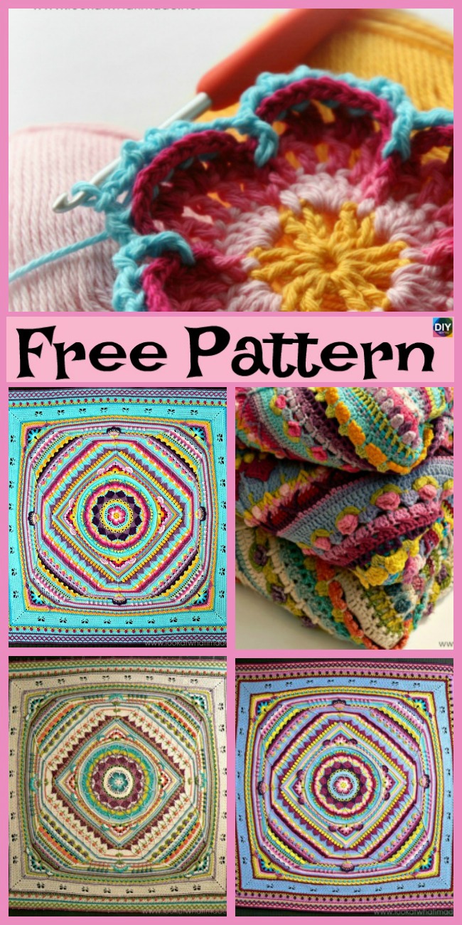 diy4ever-Crochet Universe Blanket - Free Pattern 