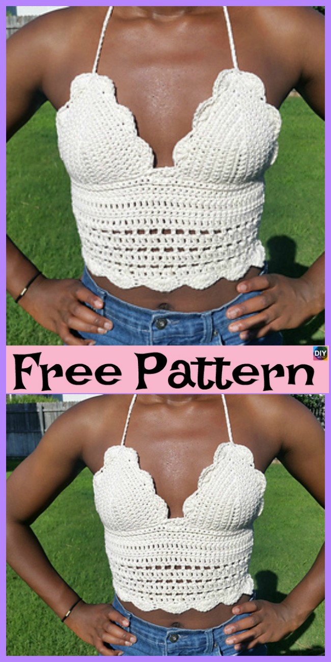  15 most Beautiful Crochet Crop Top Free Patterns 