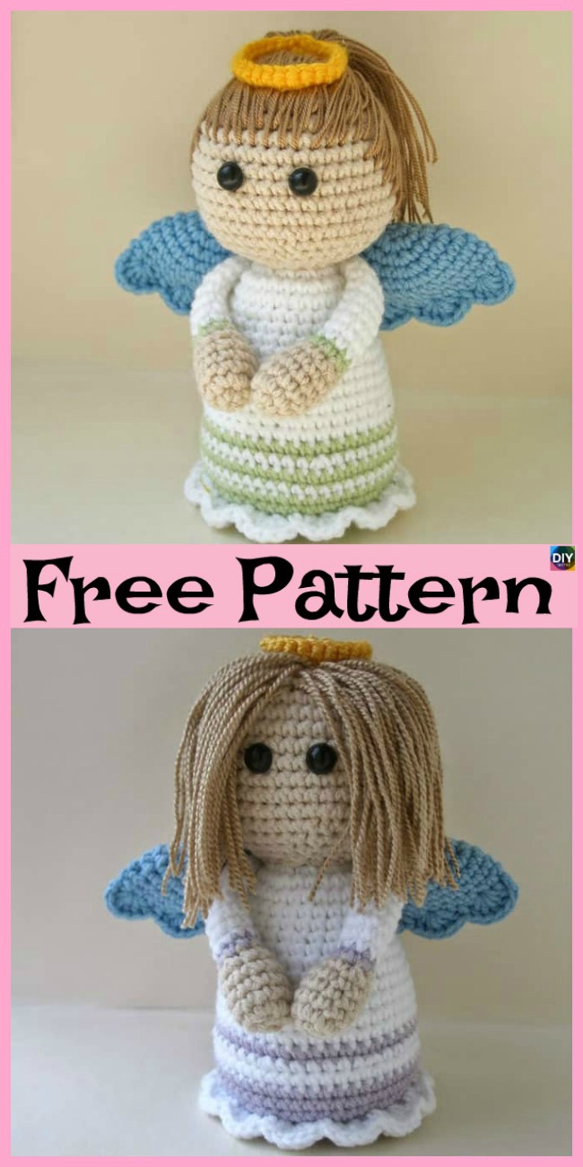 diy4ever-Crochet Amigurumi Doll Angel - Free Patterns