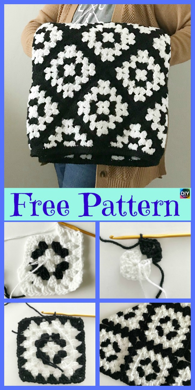 diy4ever- Crochet Mabel Blanket - Free Pattern