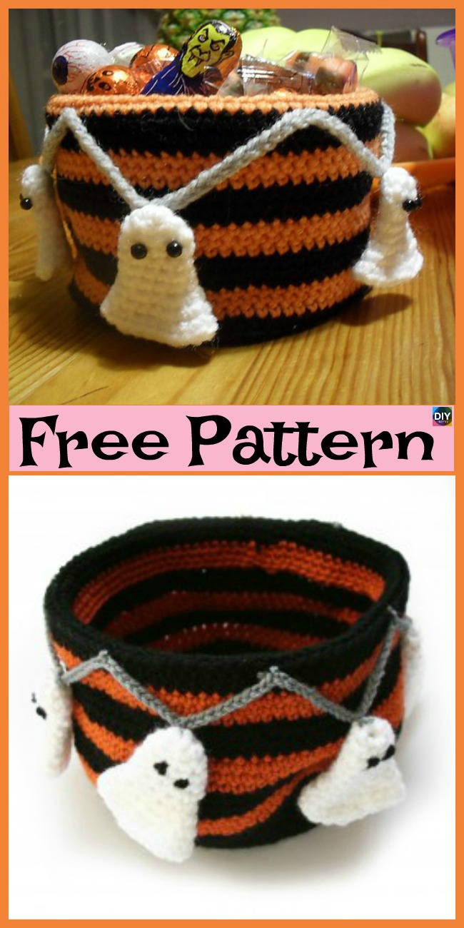 diy4ever-10 Crochet Halloween Decorations- Free Patterns 