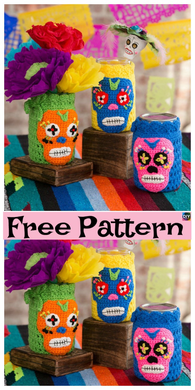 diy4ever-10 Crochet Halloween Decorations- Free Patterns 