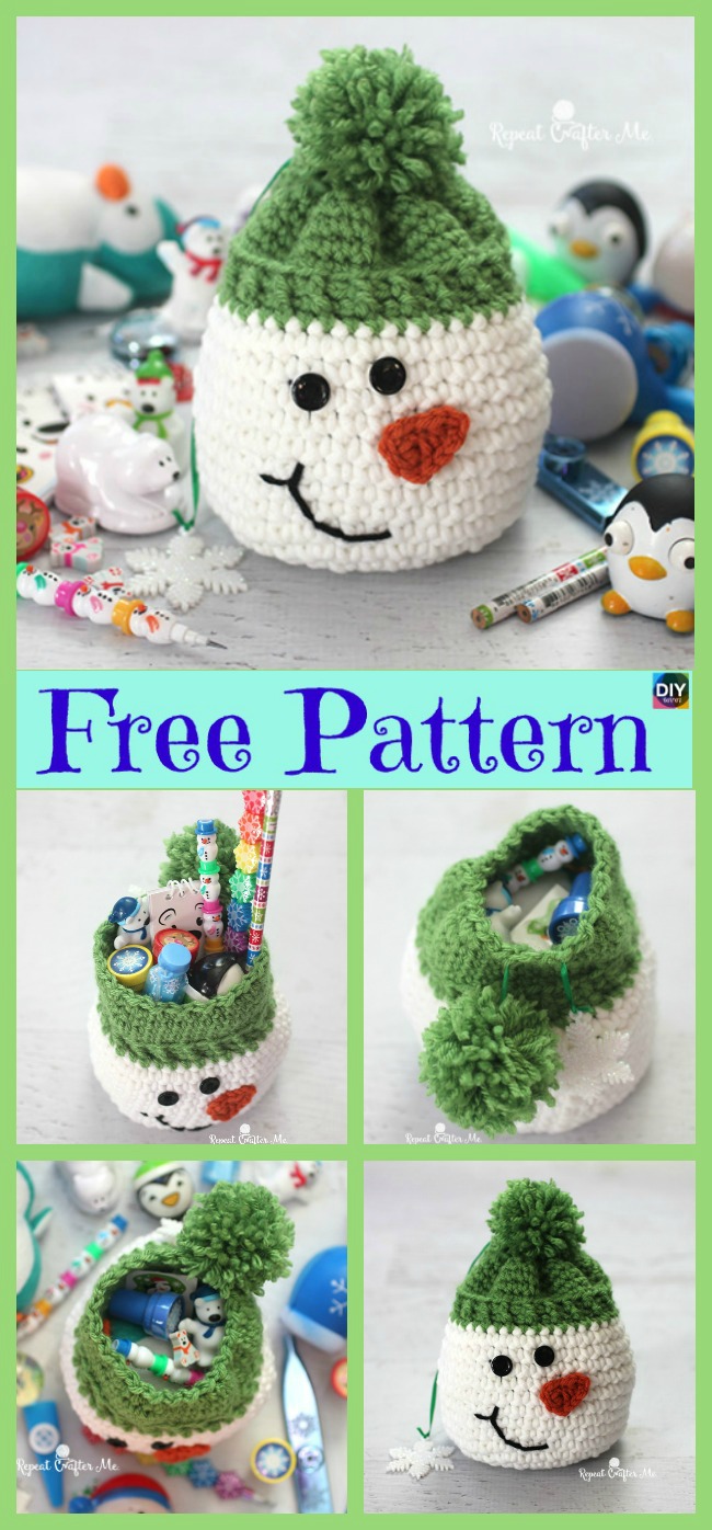diy4ever-15 Crochet Drawstring Bag Free Patterns 