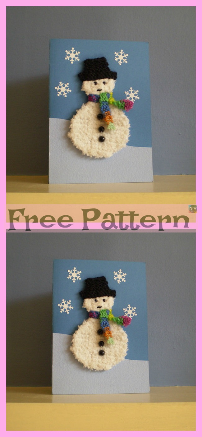 diy4ever-12 Cutest Knitted Snowman Free Patterns 