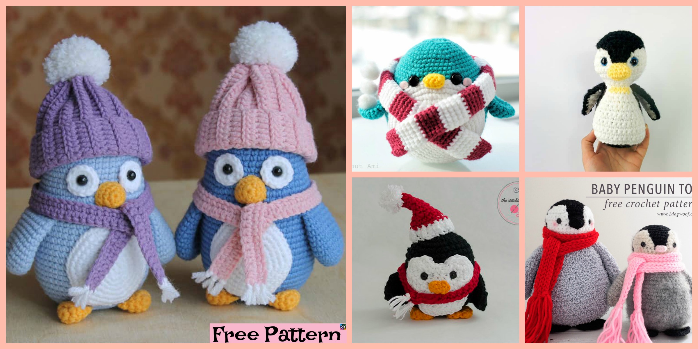 diy4ever-8 Crochet Penguin Softie - Free Patterns