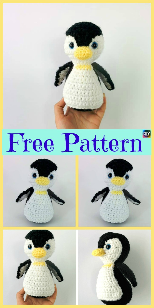 diy4ever-8 Crochet Penguin Softie - Free Patterns 