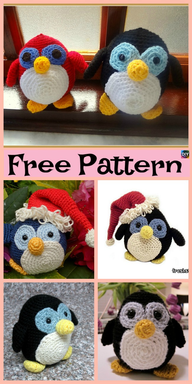 diy4ever-8 Crochet Penguin Softie - Free Patterns 