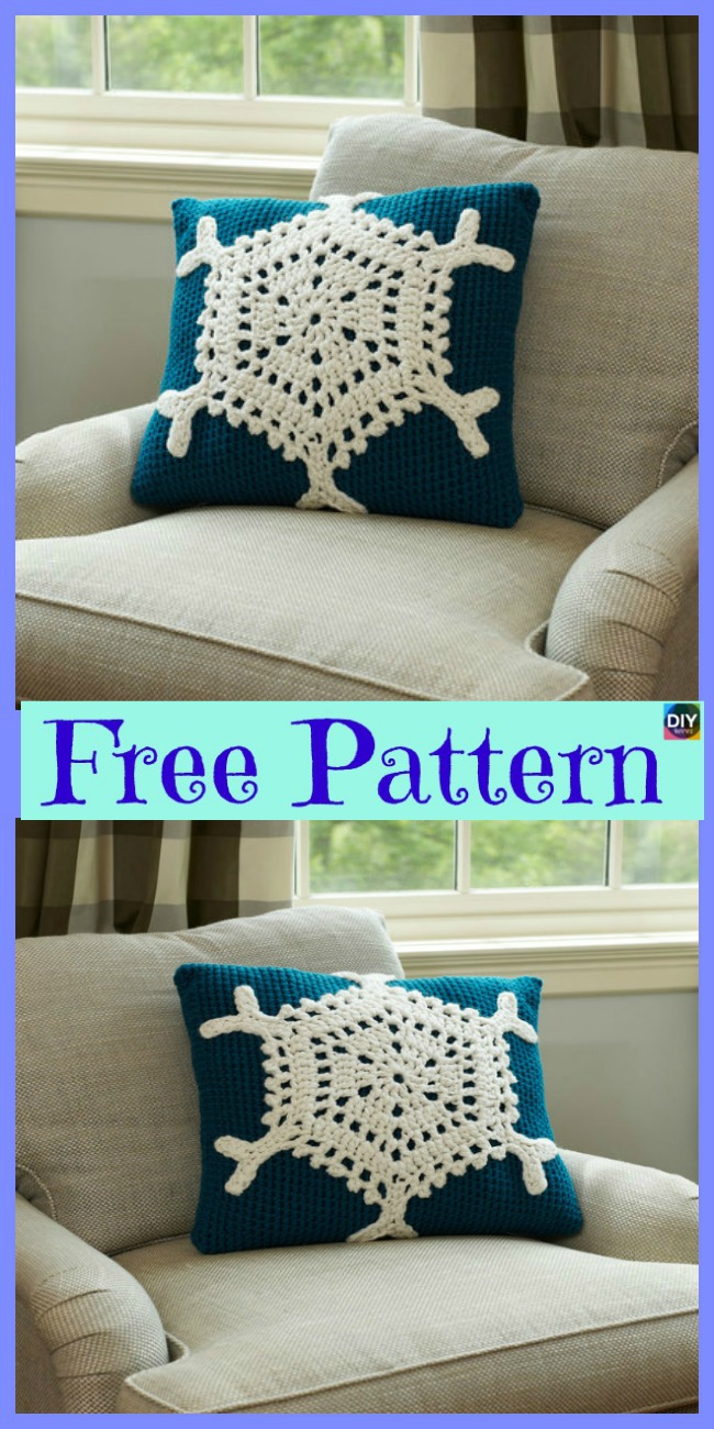 diy4ever-8 Crochet Pretty Snowflake Free Patterns 