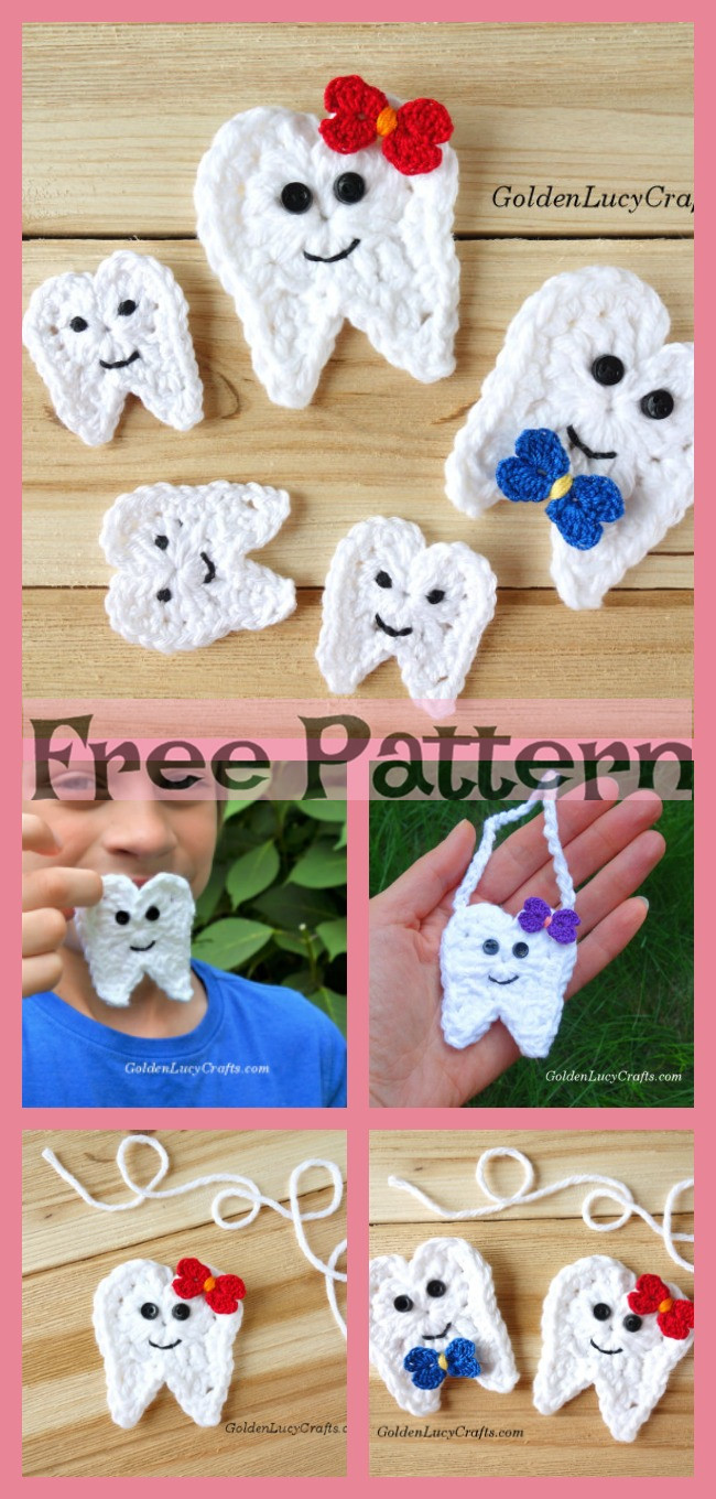 diy4ever-Crochet Tooth Fairy - Free Pattern