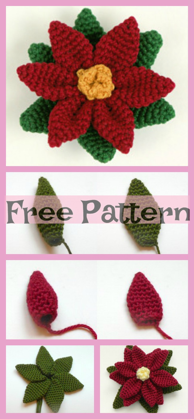 diy4ever-8 Beautiful Crochet Flowers - Free Patterns
