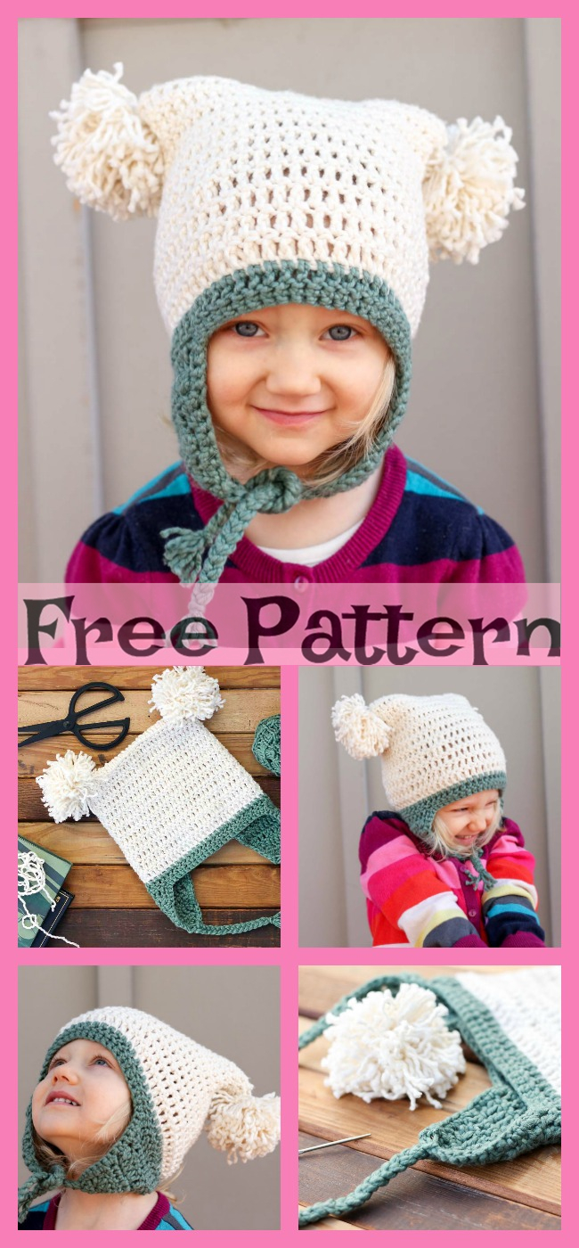 diy4ever-Crochet Easy Hats - Free Patterns