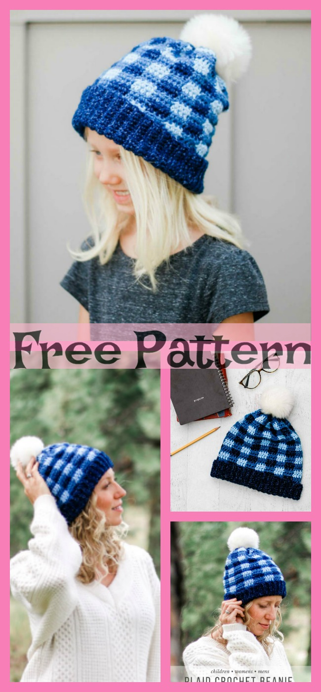 diy4ever-Crochet Easy Hats - Free Patterns