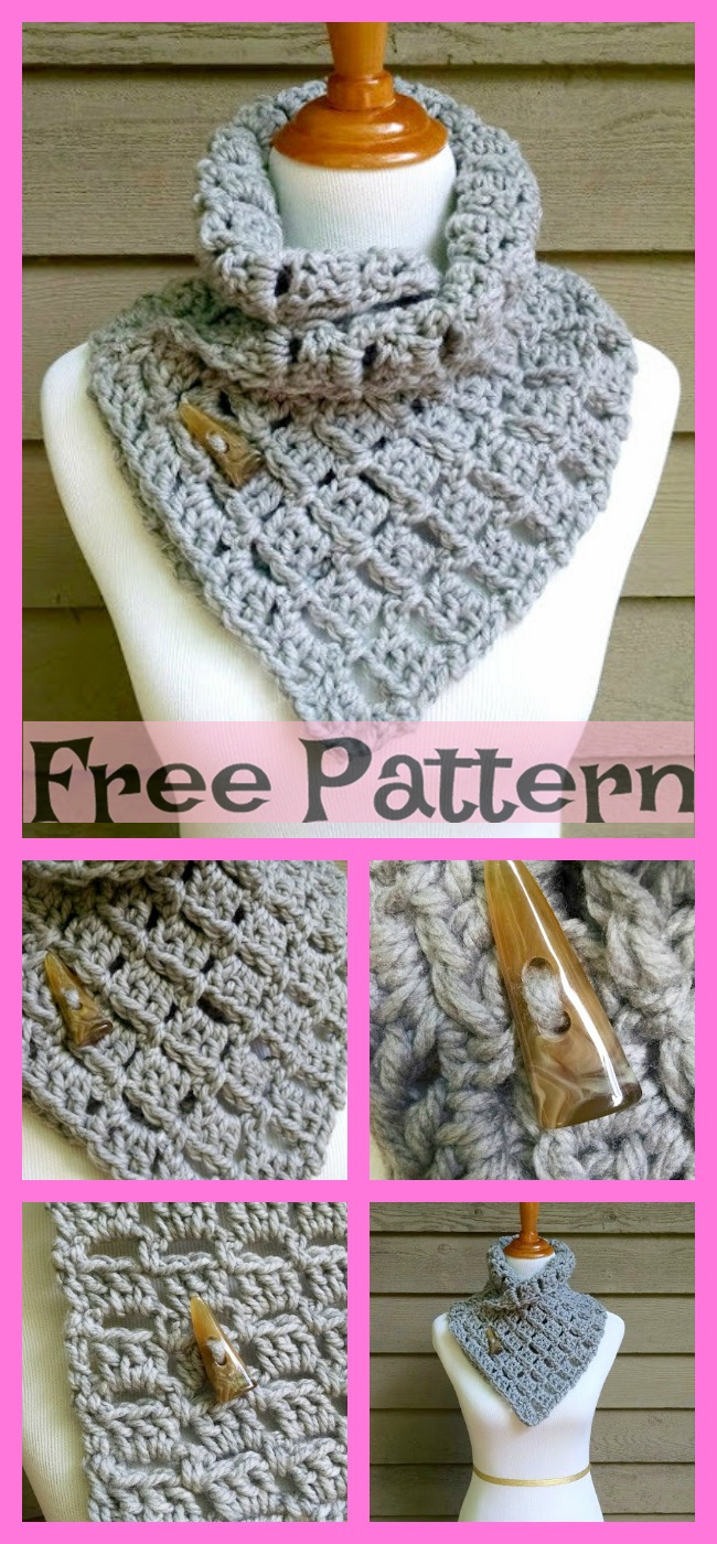 diy4ever-12 Crochet Infinity Scarves - Free Patterns 