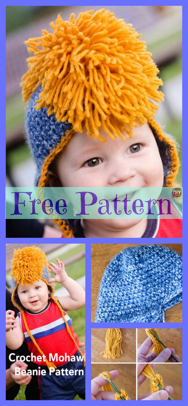 diy4ever-Crochet Funny Hat - Free Patterns 