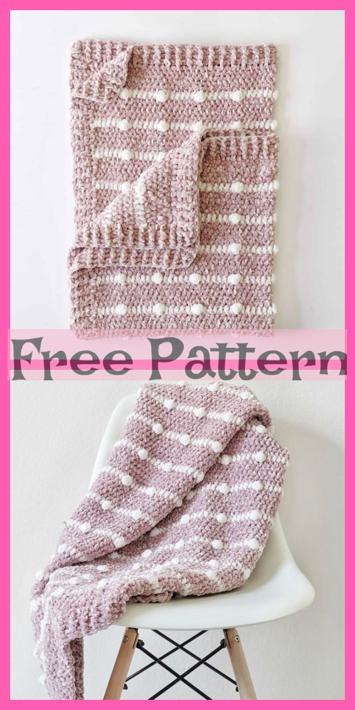 diy4ever-Crochet Velvet Throw - Free Patterns 