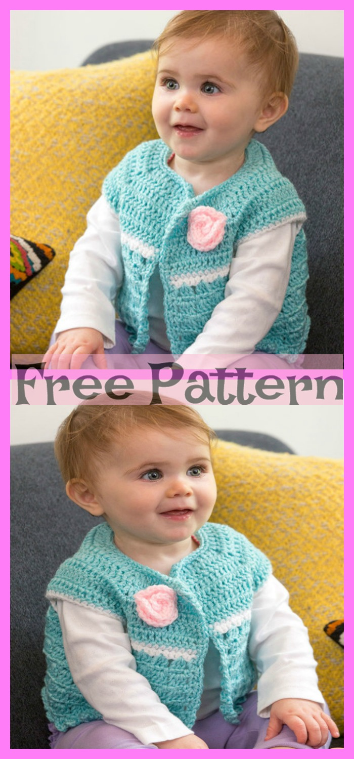 diy4ever-10 Crochet Kids Sweaters - Free Patterns