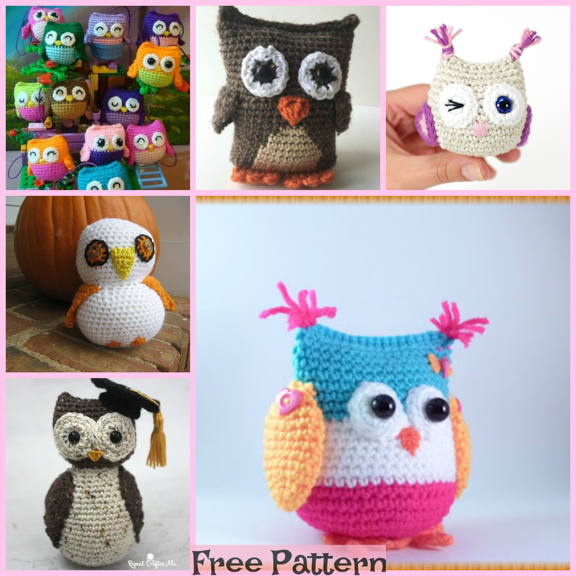 diy4ever-8 Cute Crochet Little Owls - Free Patterns 