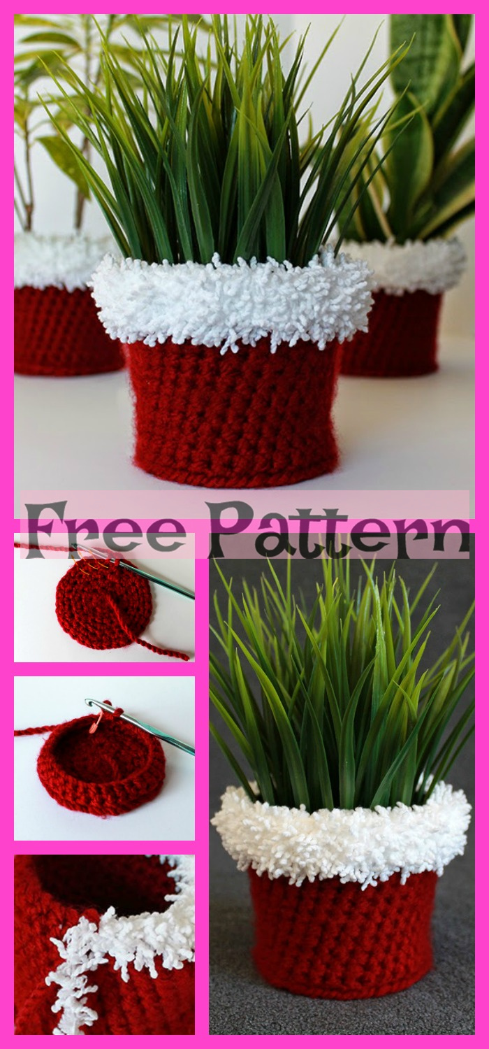 diy4ever-Crochet Fabulous Planter - Free Patterns 